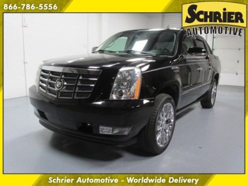 09 cadillac escalade ext black awd power running boards tonneau cover bose audio