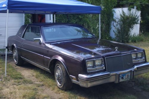 1985 buick riviera luxury coupe 2-door 5.0l