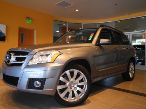 2011 glk navigation p1 4matic silver heated seats 19&#039; wheels sunroof awd 4x4