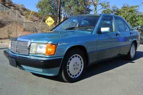 2 owner 93 mercedes benz 190e w201 sedan 4cyl. automatic 190 e 300e last year