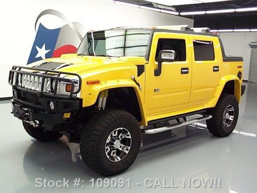 2007 hummer h2 sut 4x4 lifted sunroof nav dual dvd 25k texas direct auto