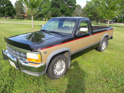 1991 dodge dakota le standard cab pickup 2-door 5.2l 65592 original miles