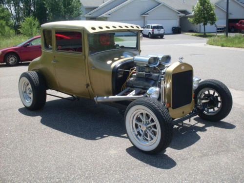 1927 ford model t coupe - traditional hot rod - chopped