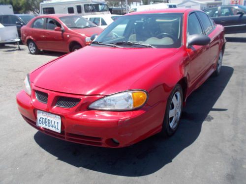 2005 pontiac grand am no reserve