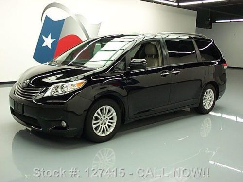 2011 toyota sienna xle sunroof htd leather nav dvd 74k texas direct auto