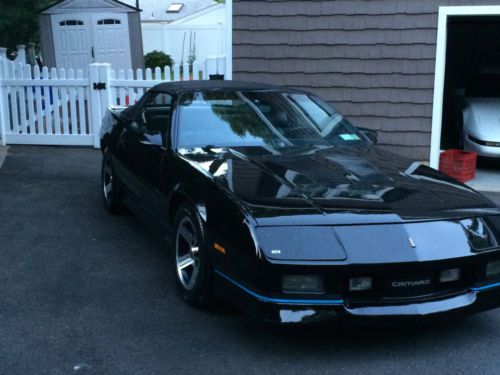 Black iroc-z convertible