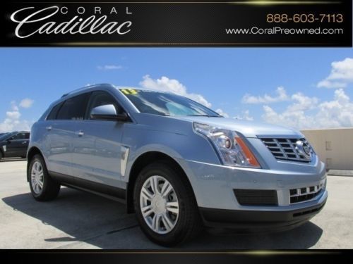 13 only 12k miles cadillac certified 1 owner florida luxury premium 2014 2012