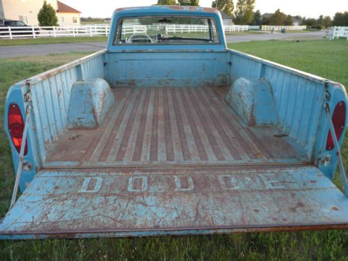 1968 dodge d100 pickup base standard cab pickup 2-door 5.2l