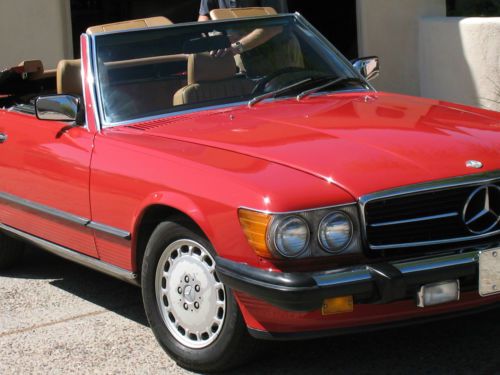 Excellent condition desirable Signal Red/Palomino hardtop/convertible, US $14,500.00, image 2