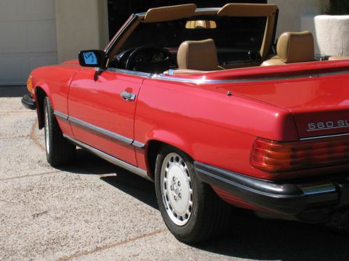 Excellent condition desirable Signal Red/Palomino hardtop/convertible, US $14,500.00, image 3