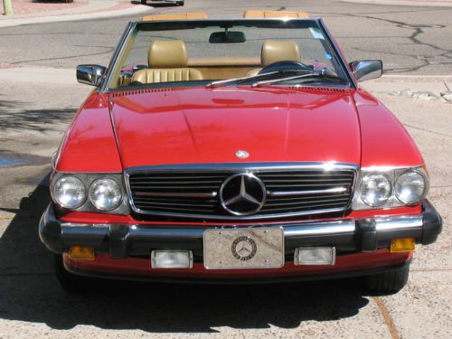 Excellent condition desirable Signal Red/Palomino hardtop/convertible, US $14,500.00, image 4