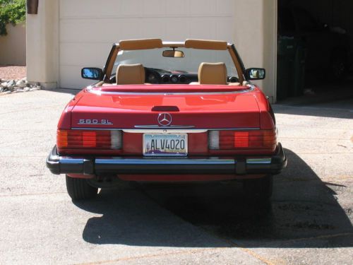 Excellent condition desirable Signal Red/Palomino hardtop/convertible, US $14,500.00, image 5
