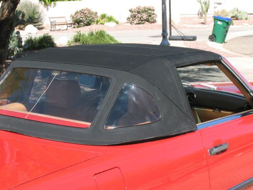 Excellent condition desirable Signal Red/Palomino hardtop/convertible, US $14,500.00, image 6