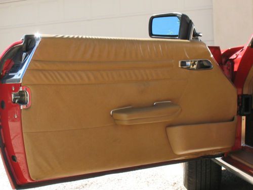 Excellent condition desirable Signal Red/Palomino hardtop/convertible, US $14,500.00, image 10
