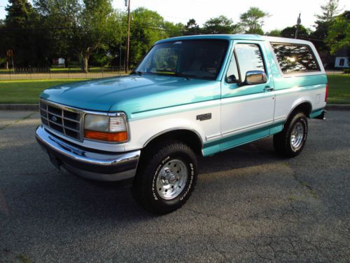 1995 bronco 123k act miles 5.8 v8 original survivor! tow pack and limited slip!