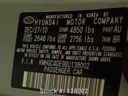 2011 HYUNDAI GENESIS V6 HEATED LEATHER ROOF RACK 58K MI TEXAS DIRECT AUTO, US $18,980.00, image 11