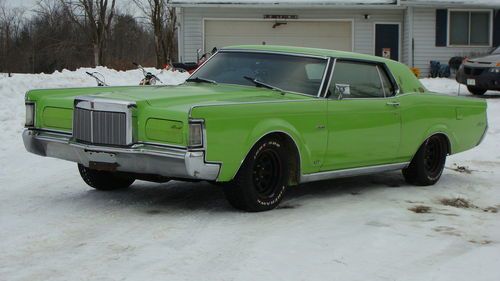 1969 lincoln continental mark iii 3 coupe street "rat" rod low rider solid !