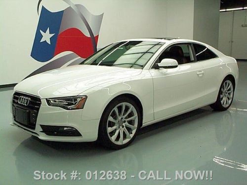 2013 audi a5 2.0t premum plus coupe awd 6-spd sport 17k texas direct auto