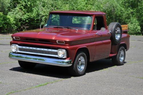 1966 chevy c10 flareside pickup frame-off professional restoration one owner