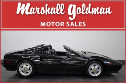1989 ferrari 328gts black/black all services only 24600 miles