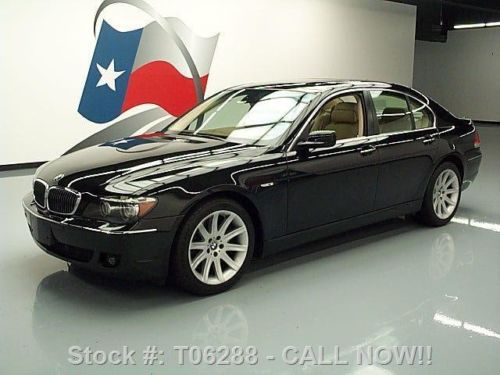 2006 bmw 750i climate seats sunroof navigation only 60k texas direct auto