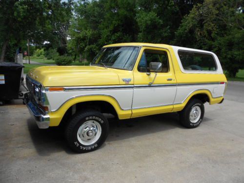 1979 ford bronco xlt 4x4