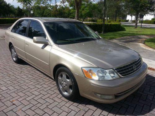 2003 toyota avalon xls 1-owner 66k miles no rust florida serviced no reserve