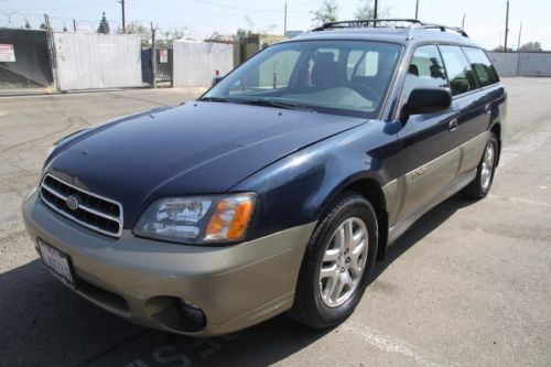 2000 subaru outback wagon awd automatic 4 cylinder  no reserve