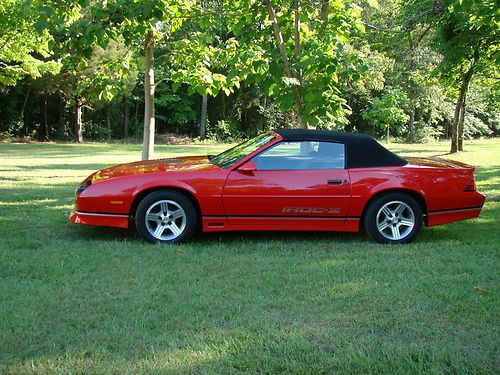 1990 camaro iroc convertible