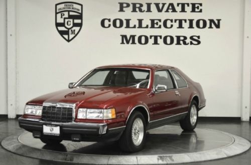 1989 lincoln mark vii lsc only 10k original miles