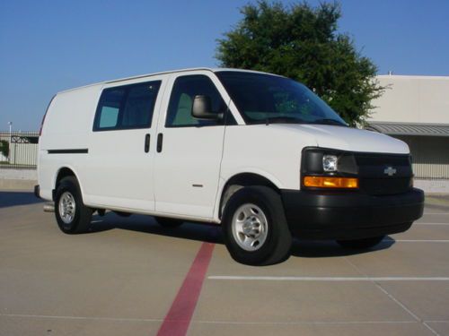 2009 express g2500 cargo work van duramax diesel 6.6l xtra clean