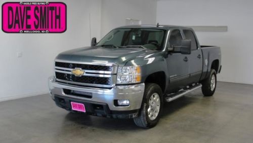 14 chevy silverado 2500hd ltz 4x4 crew cab diesel leather ac seats sunroof auto