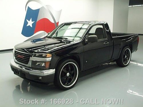 2007 gmc canyon sl regular cab 5-spd 22&#034; wheels 63k mi texas direct auto