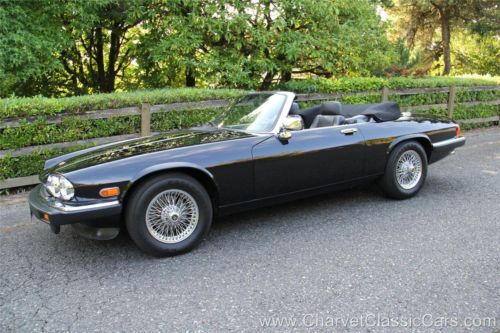 1991 jaguar xjs v-12 convertible. just 2,477 actual miles! like-new. video.
