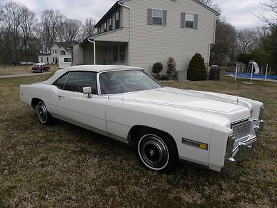 1976 cadillac eldo convertible classic colector low miles no reserve show car