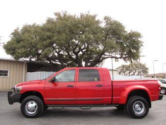 Ram sxt pwr opts cd cruise cummins diesel dually mega cab 4x4 tonneau cover!