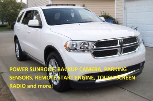 2011 dodge durango with sunroof, backup camera, bluetooth, remote start, + more!