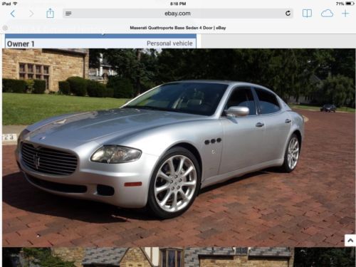 2005 maserati quattroporte base sedan 4-door 4.2l