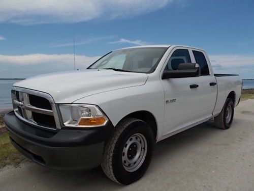 10 dodge ram 1500 quad cab 4x4-warranty-one owner florida truck-clean auto check