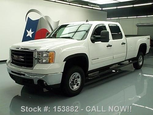 2010 gmc sierra 2500hd 4x4 crew leather long bed 16k mi texas direct auto