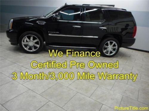 07 escalade awd gps navi camera sunroof certified warranty we finance texas