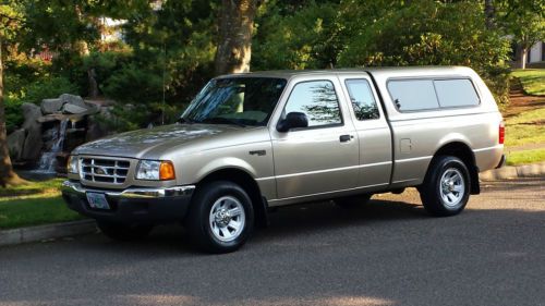 2002 ford ranger extra cab 2-door with only 28k original miles 1&#039;owner all orig!