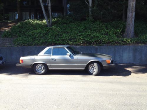 Mercedes benz 380sl convertible with removable hardtop, 4 snow tires, ac