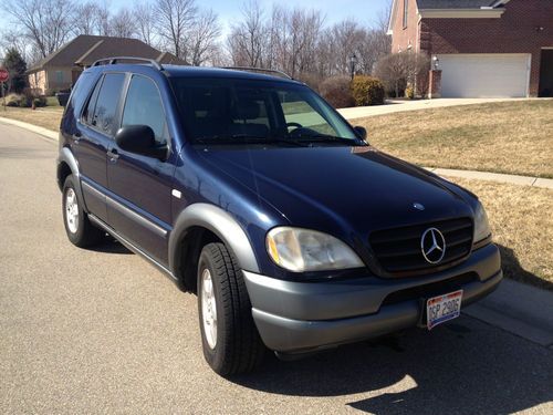 1999 mercedes benz ml 320 suv - rare - third row (7 passenger)