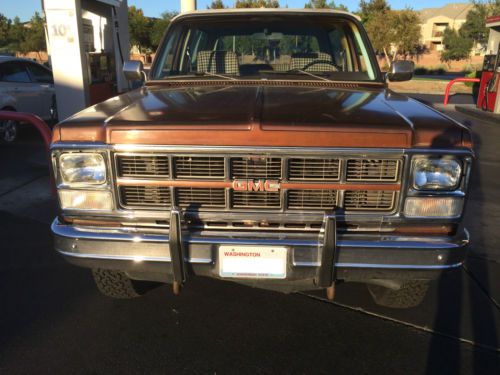 1980 gmc jimmy 4x4 truck chevy k5 blazer off road sierra grande convertible nr