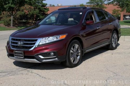 2013 honda crosstour ex-l v6 awd leather/ sunroof/