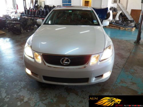 2007 lexus gs 350 6 cyl automatic silver w/ gray leather interior 4 door sedan