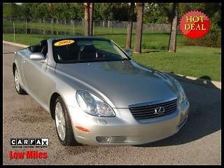 2002 lexus sc 430 convertible navigation &amp; much more only 38k miles miles!