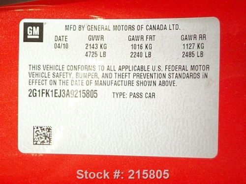 2010 CHEVY CAMARO 2SS SUNROOF HTD SEATS 20" WHEELS 20K TEXAS DIRECT AUTO, US $25,980.00, image 20