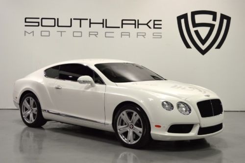 2013 Bentley V8 Continental Cpe! RARE GLACIER WHITE ON LINEN!! CLEAN CARFAX!, US $154,900.00, image 1